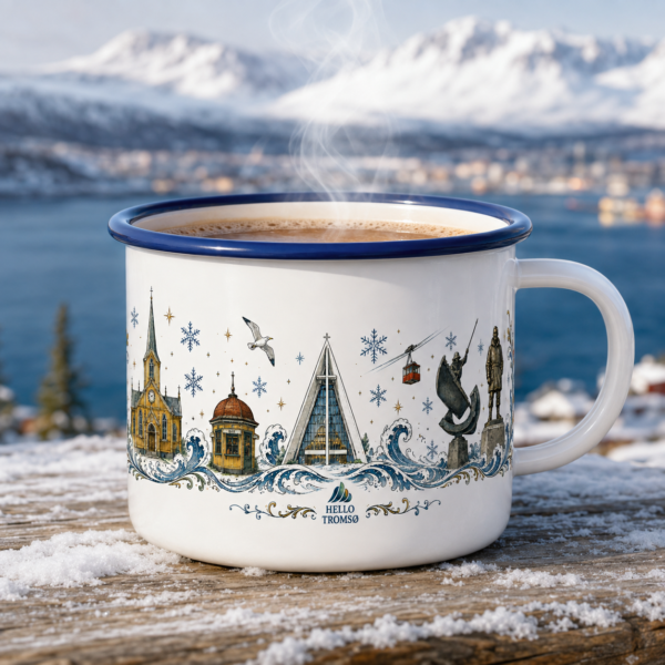 Tromsø Icons Enamel Mug